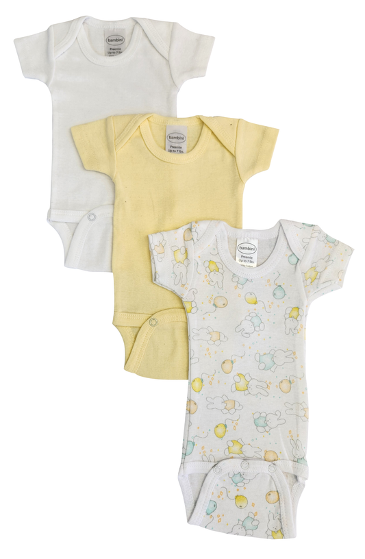Preemie Printed Short Sleeve Variety Pack